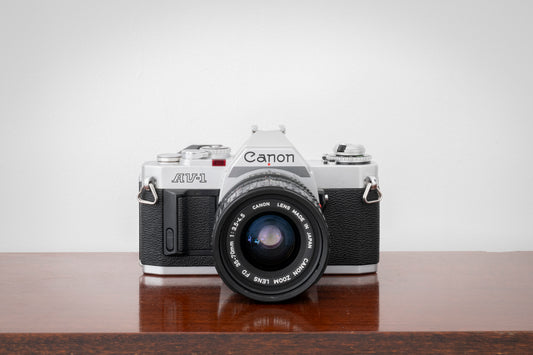 Boxed ( RARE ) Canon AV-1 35mm SLR Film Camera with Canon FD 35-70mm F3.5-4.5 Lens
