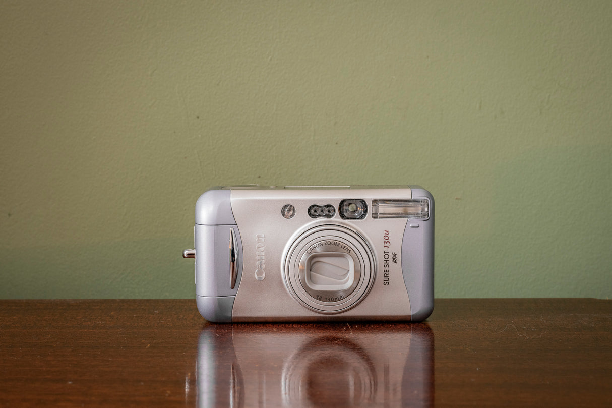 Boxed Canon Sureshot 130u 35mm Point and Shoot Film Camera