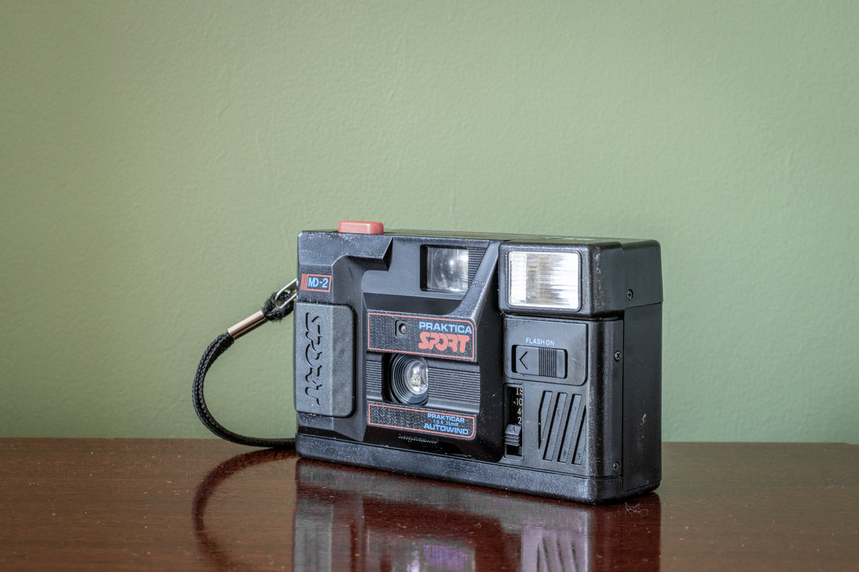 BOXED Praktica Sport MD 35mm Point & Shoot Film Camera