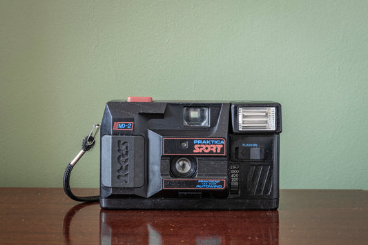 Boxed Praktica Sport MD 35mm Point & Shoot Film Camera