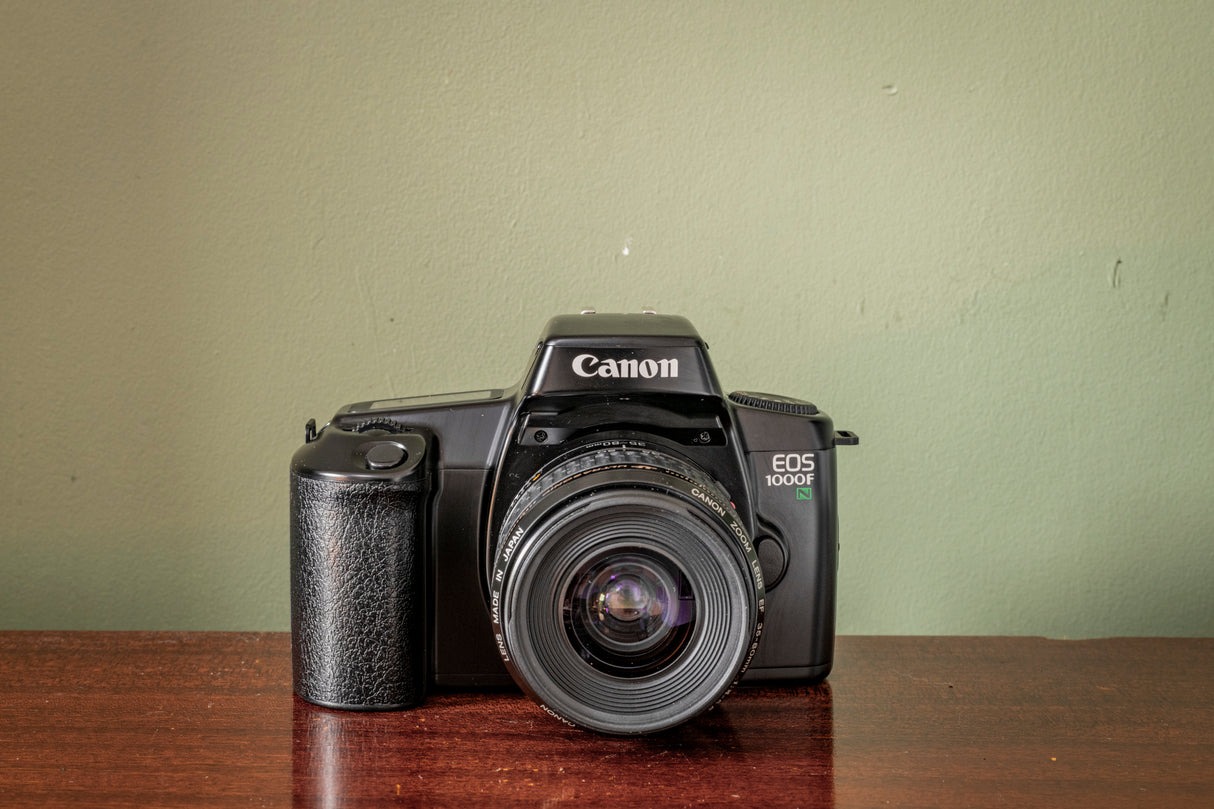 Boxed Canon EOS 1000FN 35mm SLR Film Camera Kit with Canon 35-80mm USM Lens