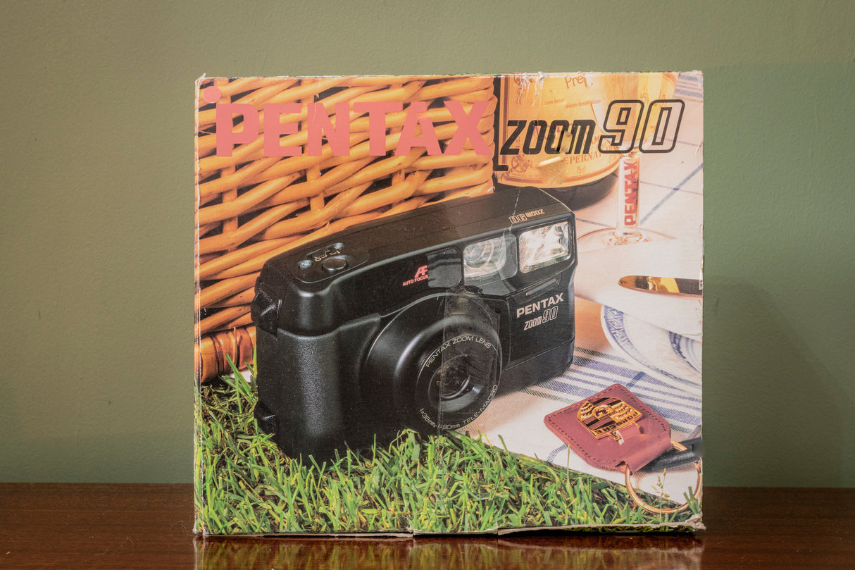 * Special Buy * Boxed Pentax Zoom AF 90 Point and Shoot 35mm Film Camera