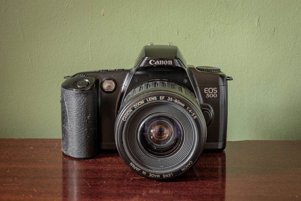 Canon EOS 500 35mm SLR Film Camera + Canon 35-80mm Lens