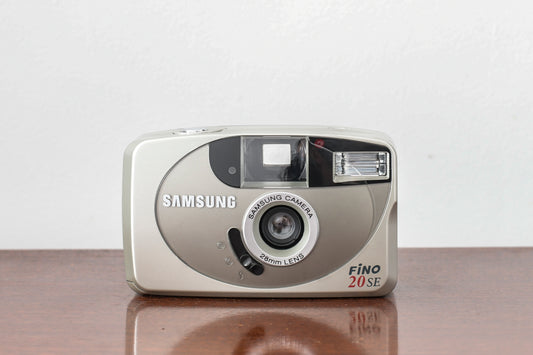 Samsung Fino 20SE 35mm Point and Shoot Film Camera - Gold Special Edition