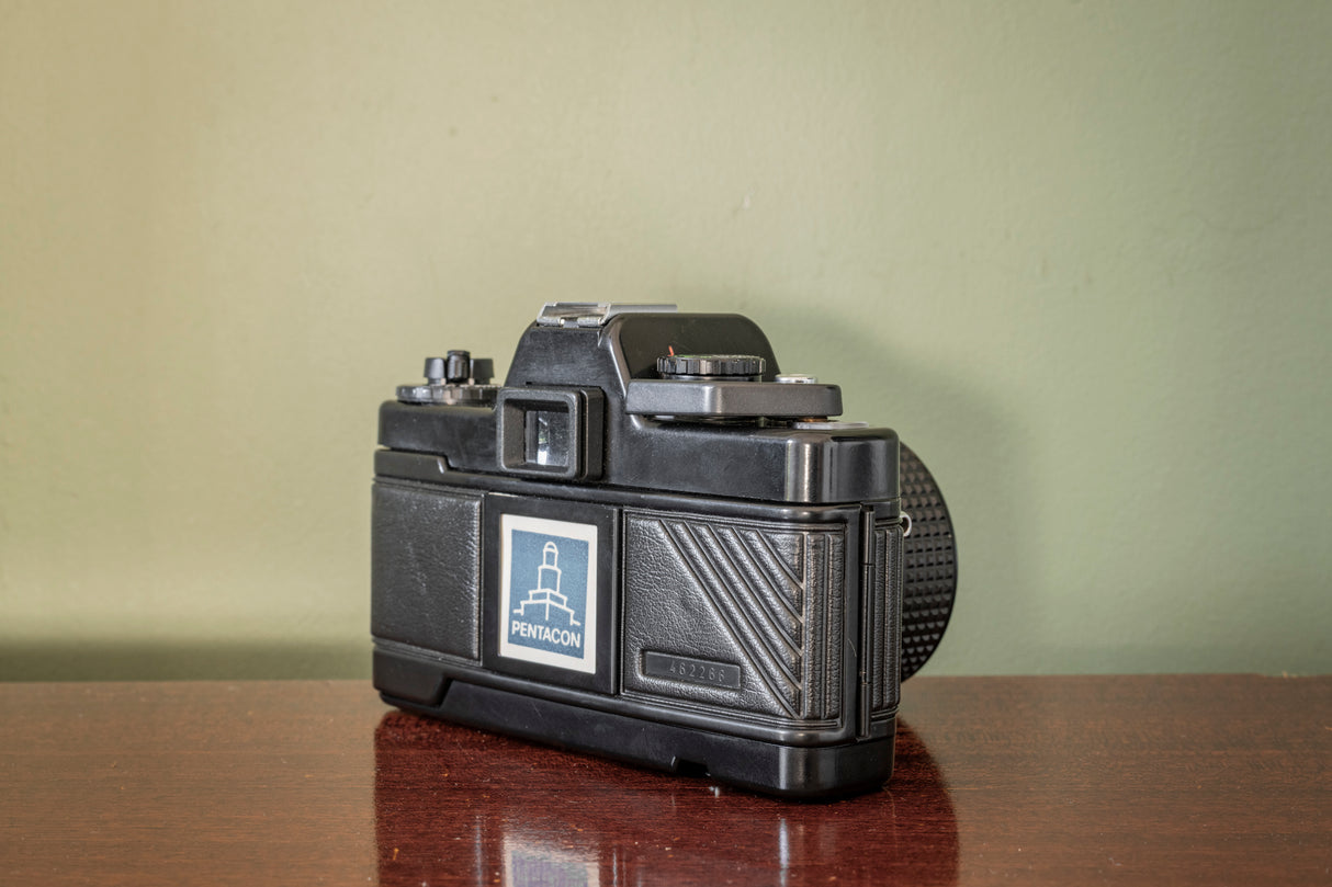 STUNNING Praktica BMS 35mm Film Camera + Pentacon 50mm F1.8 Lens