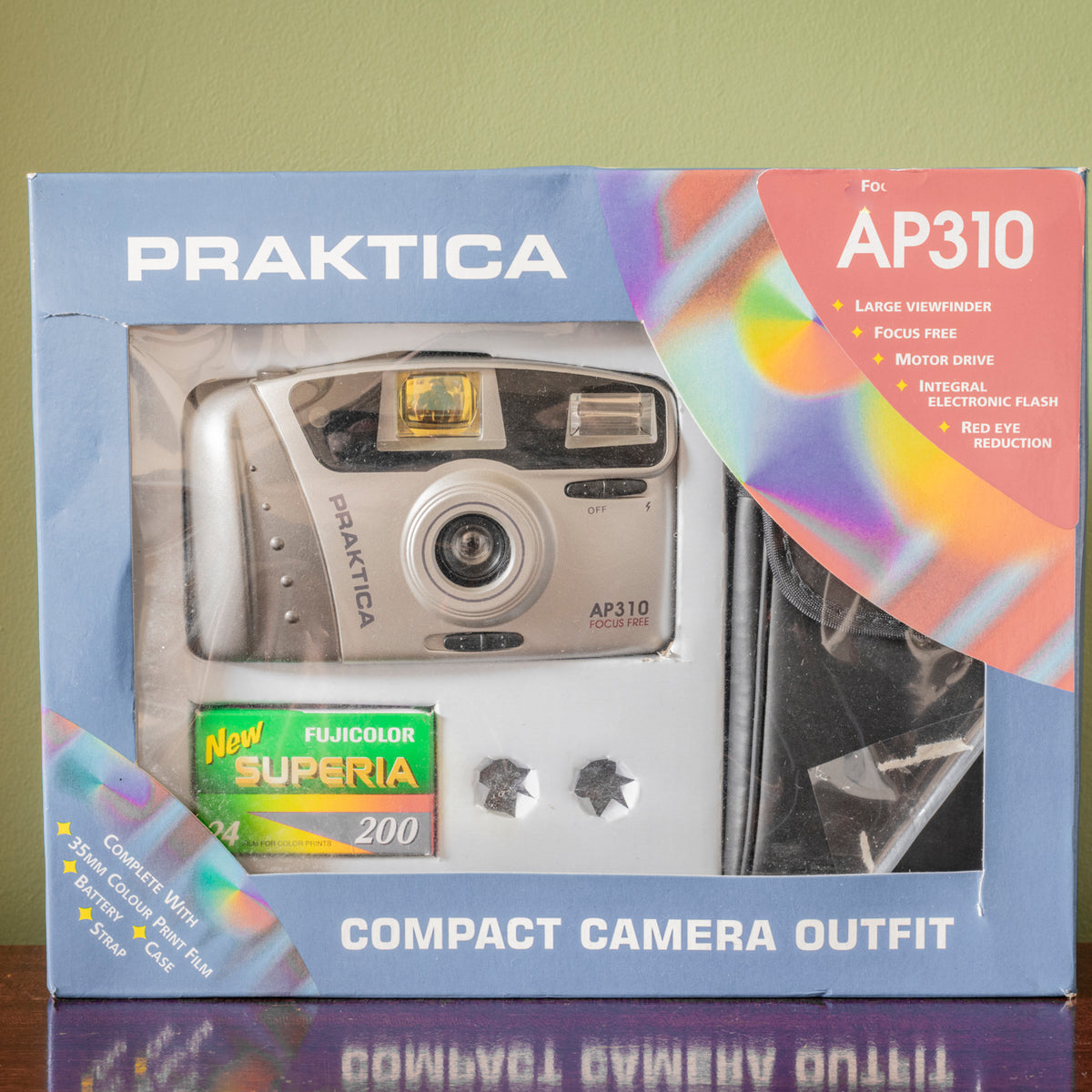 BRAND NEW Praktica AP310 35mm Point and Shoot Film Camera Kit
