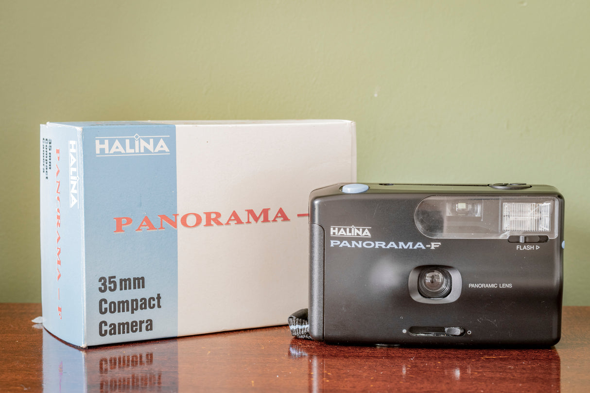 BOXED Halina Panoramic F 35mm Point and Shoot Film Camera