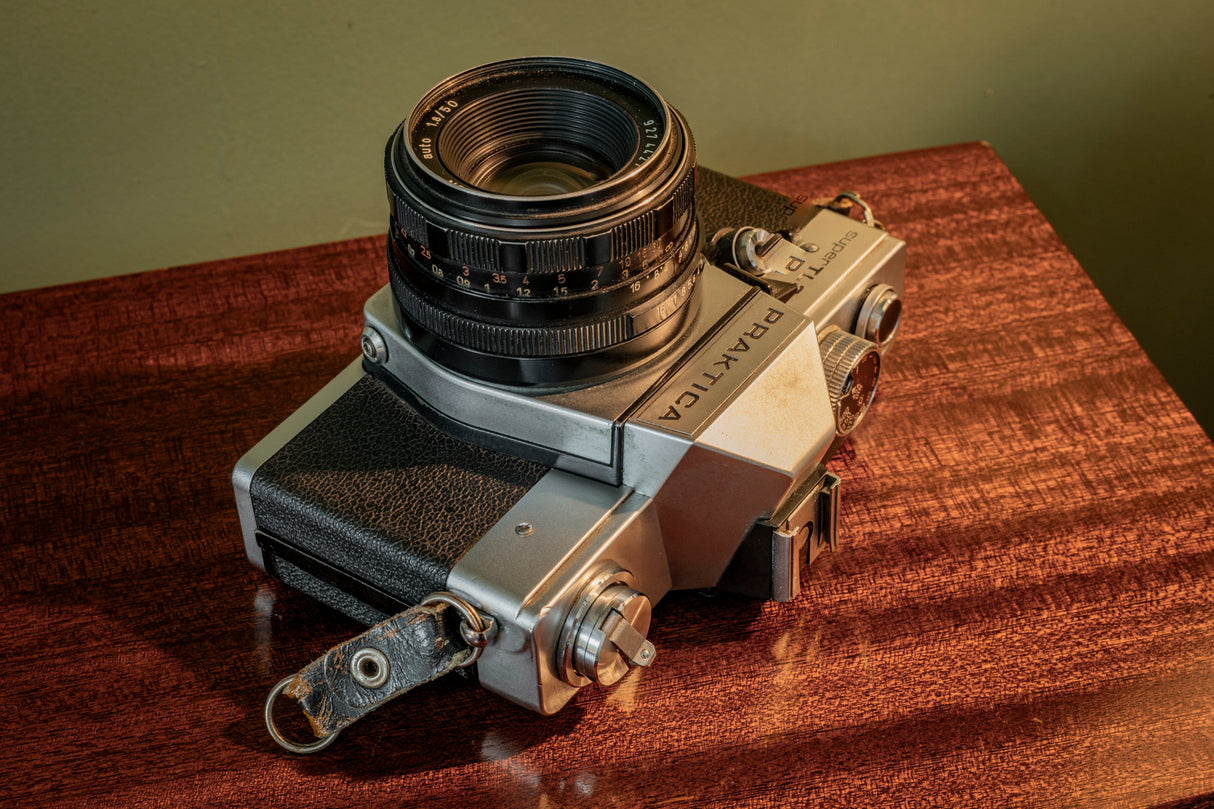 Gorgeous 1978 Praktica Super TL3 35mm Film Camera with Pentacon 50mm F1.8 Lens