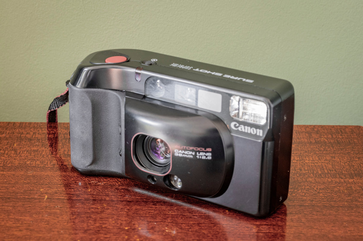 Boxed Canon Sureshot Supreme 35mm Point and Shoot Film Camera