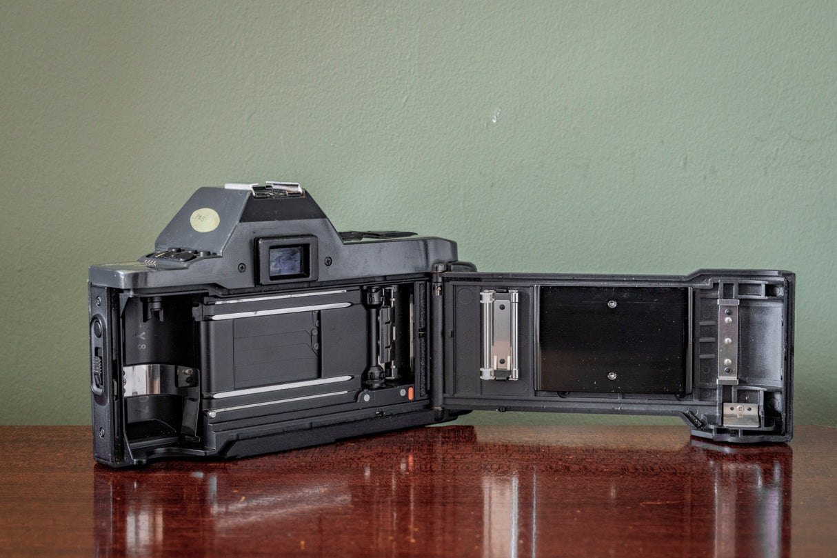 Lovely 1980s Canon T70 35mm SLR Film Camera + Canon 50mm F1.8 Lens + Canon 244T Flash