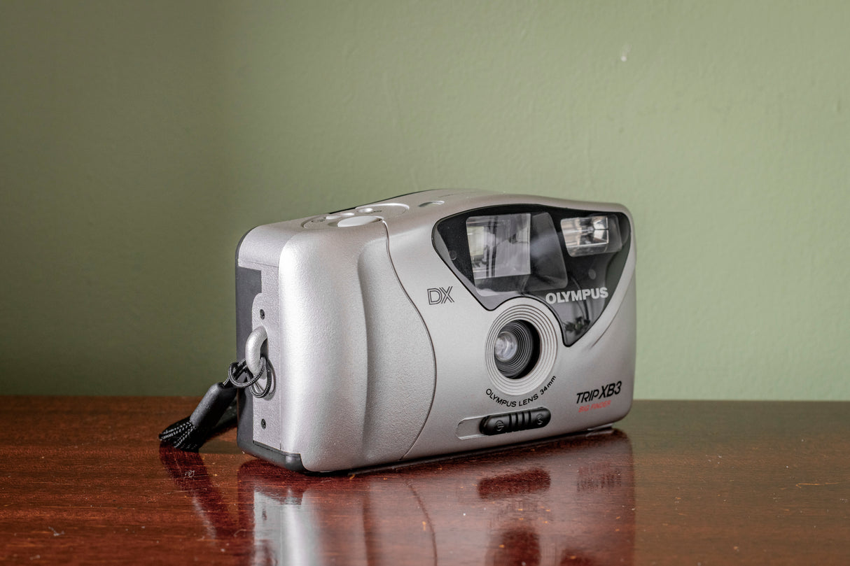 Ex Display BOXED Olympus Trip XB3 Big Finder 35mm Point and Shoot Film Camera - Silver