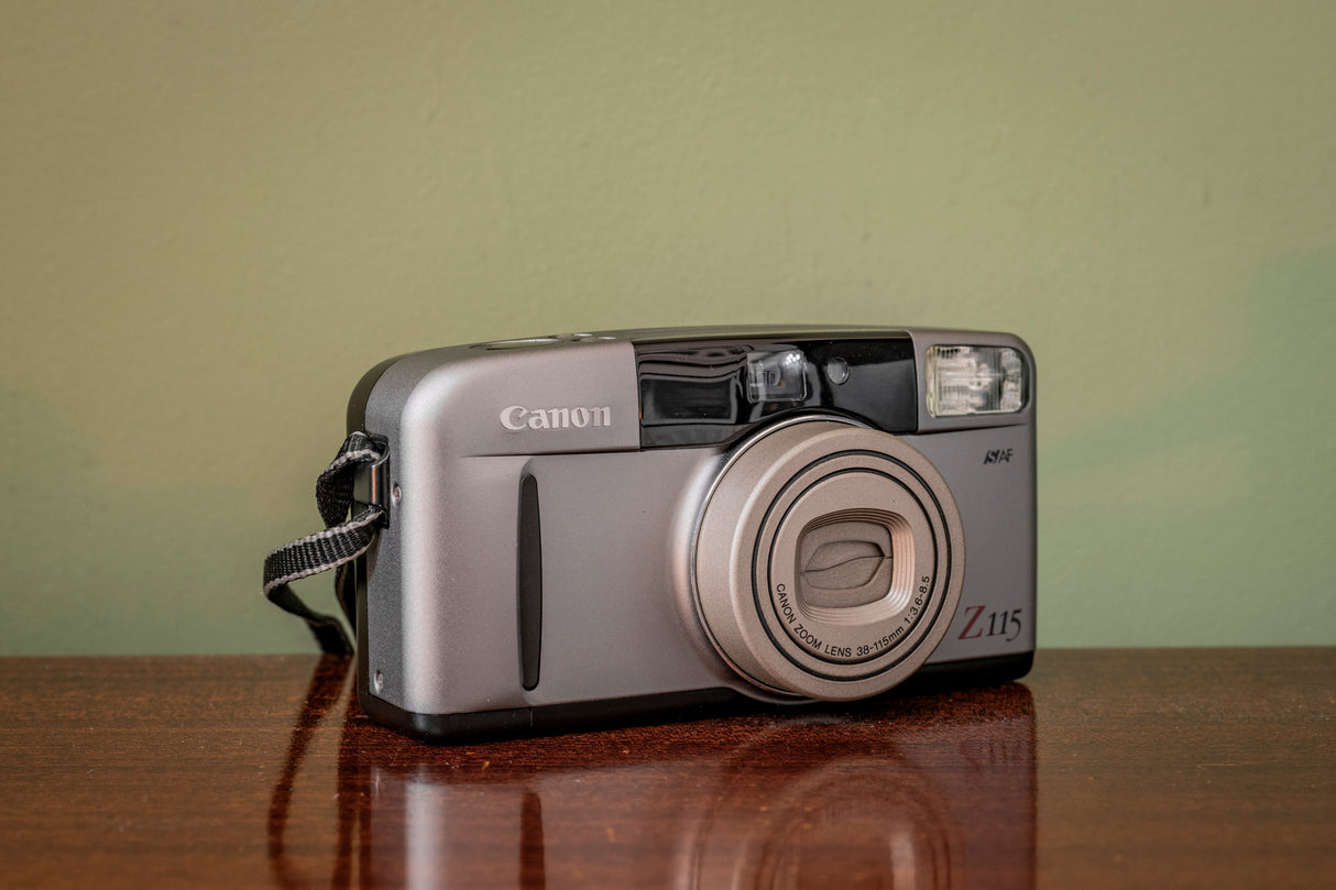 Boxed Canon Z115 35mm Point and Shoot Film Camera