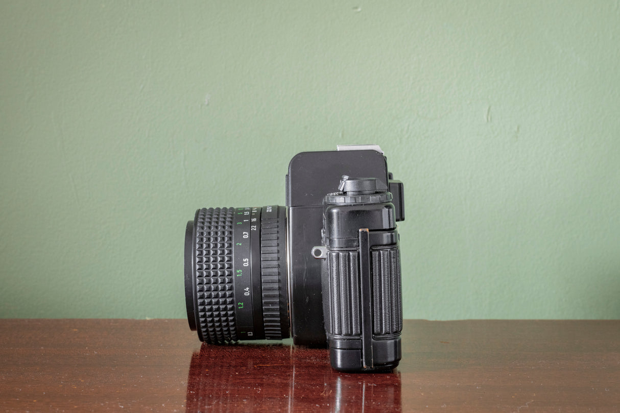 Stunning BOXED Praktica BMS 35mm SLR Film Camera + 3 Lenses