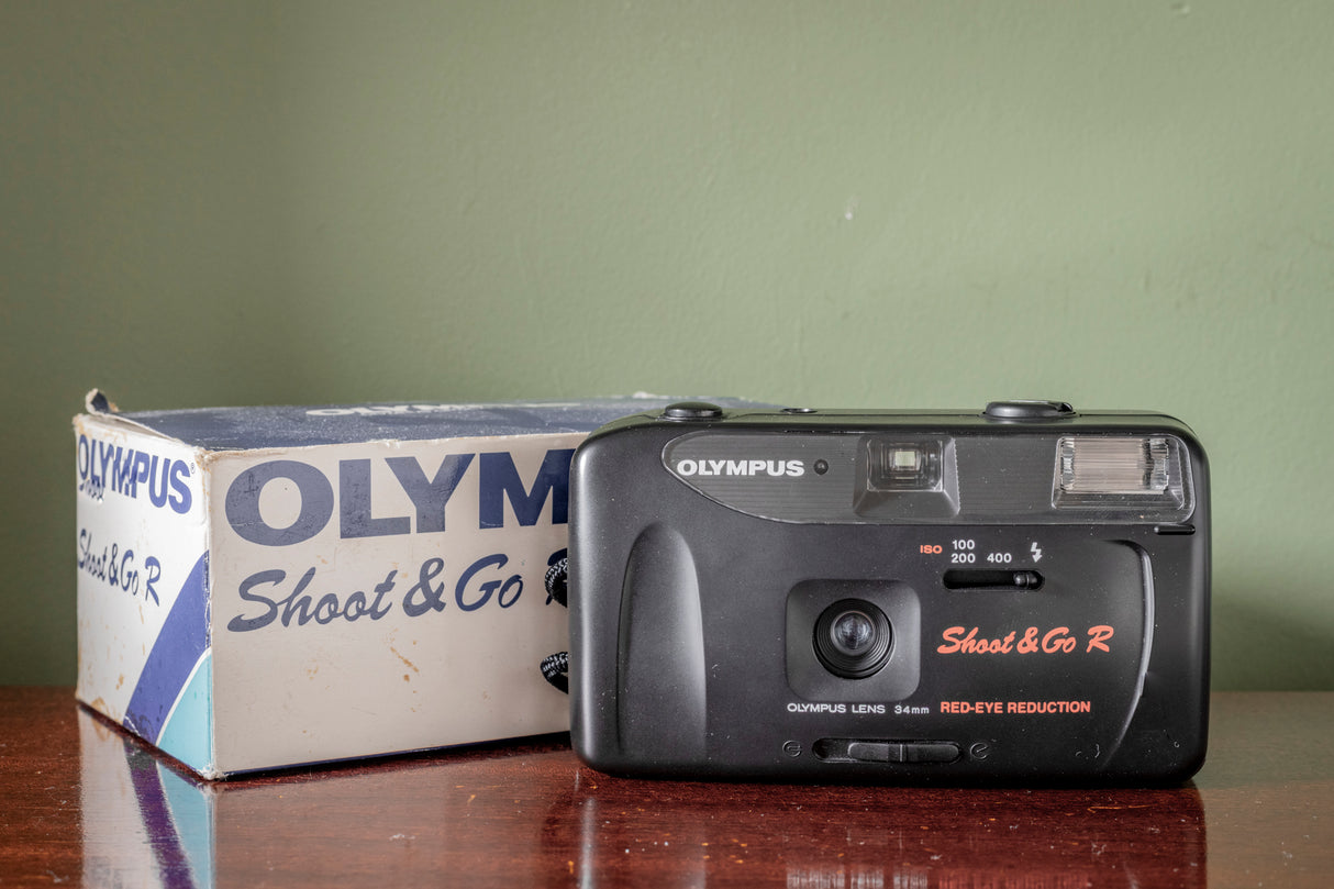 BOXED Olympus Trip Shoot and Go R 35mm Point and Shoot Film Camera