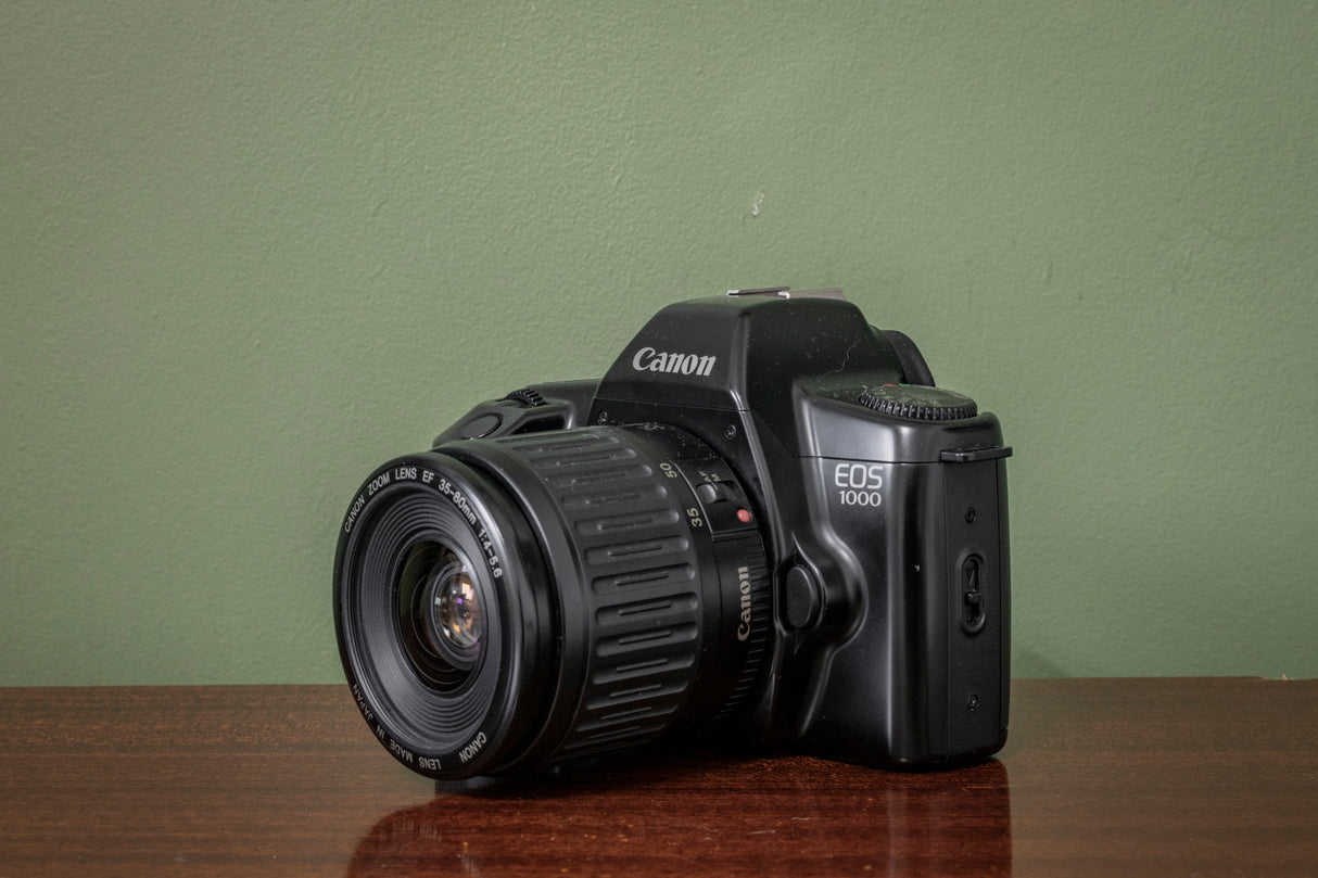 Canon EOS 1000 35mm SLR Film Camera Kit with Canon 35-80mm Lens