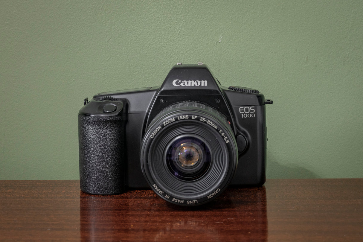 Canon EOS 1000 35mm SLR Film Camera Kit with Canon 35-80mm Lens