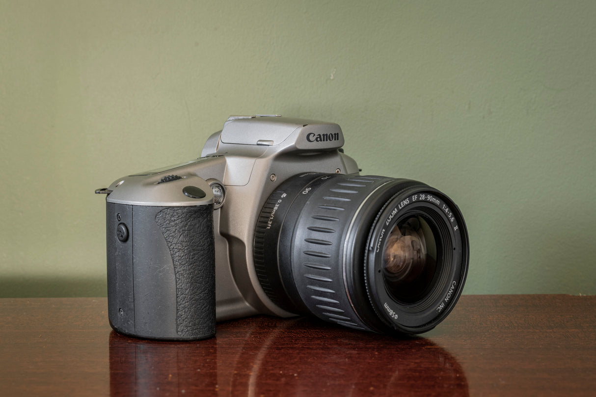 Canon EOS 3000 35mm SLR Film Camera + 28-90mm F4-5.6 Lens