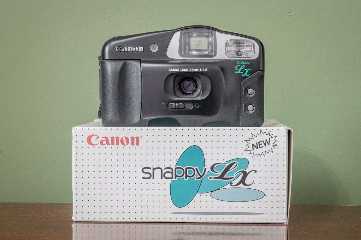 BOXED Ex-Display Canon Snappy LX 35mm Point and Shoot Film Camera