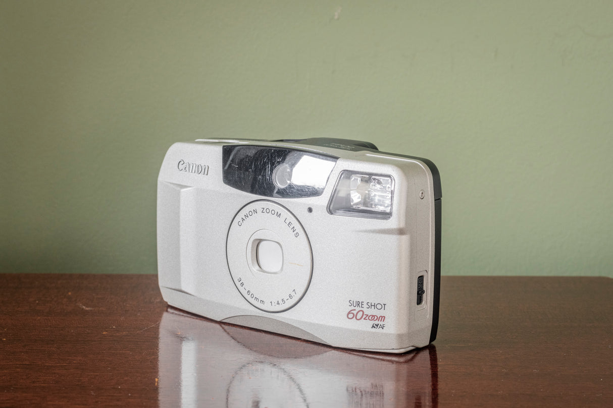 BOXED Ex-Display Canon Sure Shot 60 Zoom 35mm Point and Shoot Film Camera