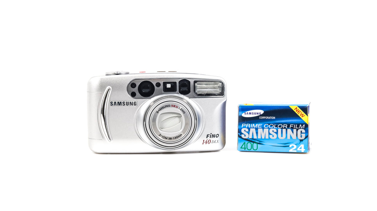 RARE *BRAND NEW* Boxed Samsung Fino 140 DLX 35mm Point and Shoot Film Camera