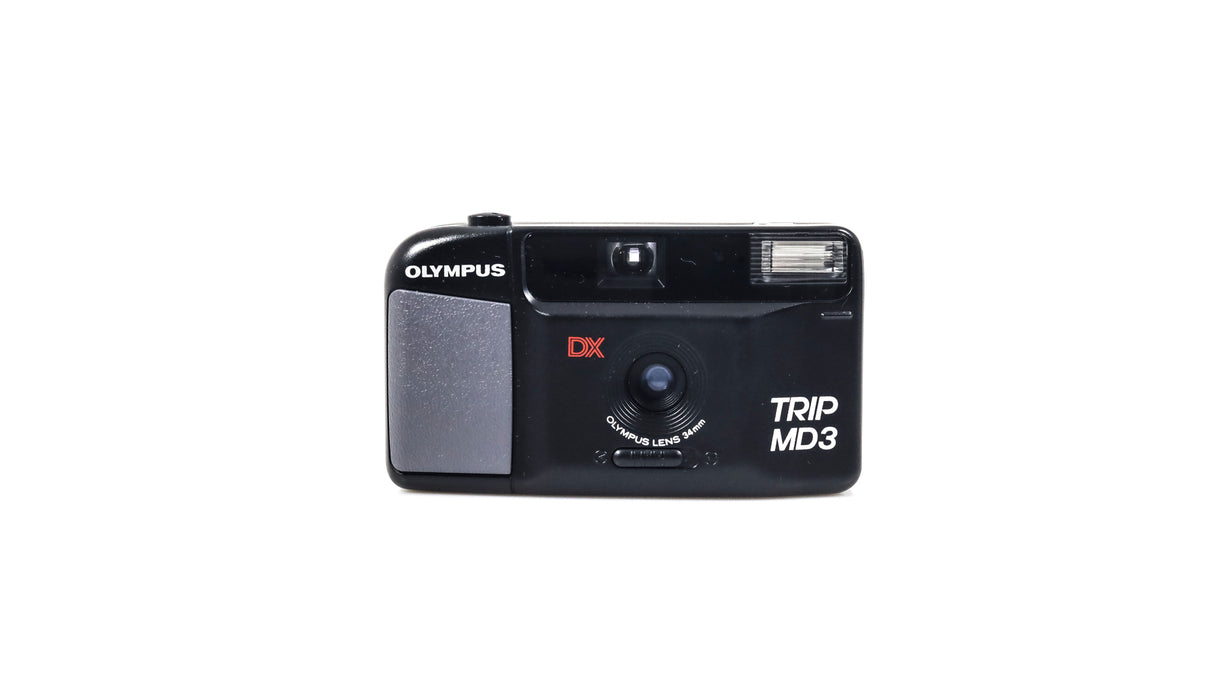Olympus Trip MD3 35mm Point and Shoot Film Camera - Black