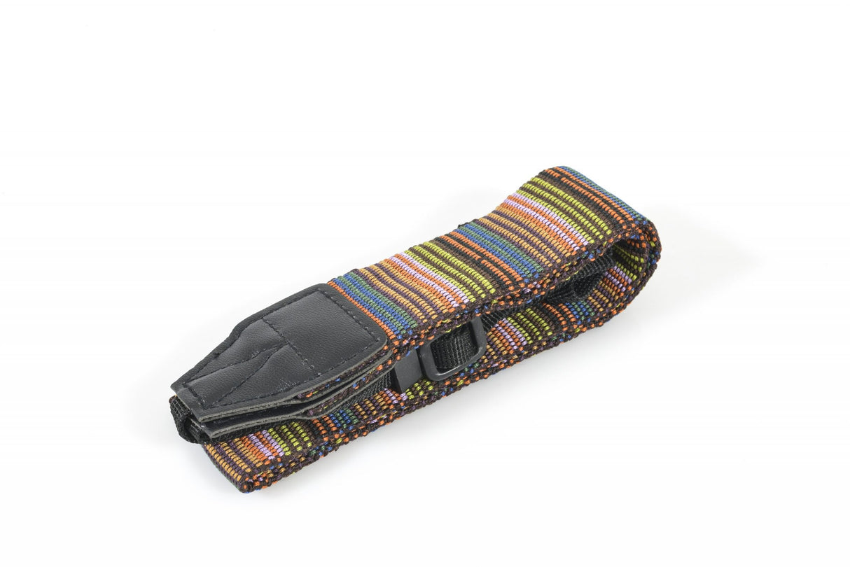 Vintage Coloured Camera Strap for Canon, Sony, Nikon Cameras etc (Earth Stripes)
