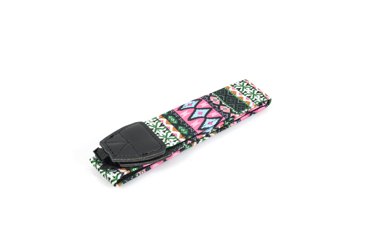 Multicoloured Neoprene Vintage Style Camera Strap
