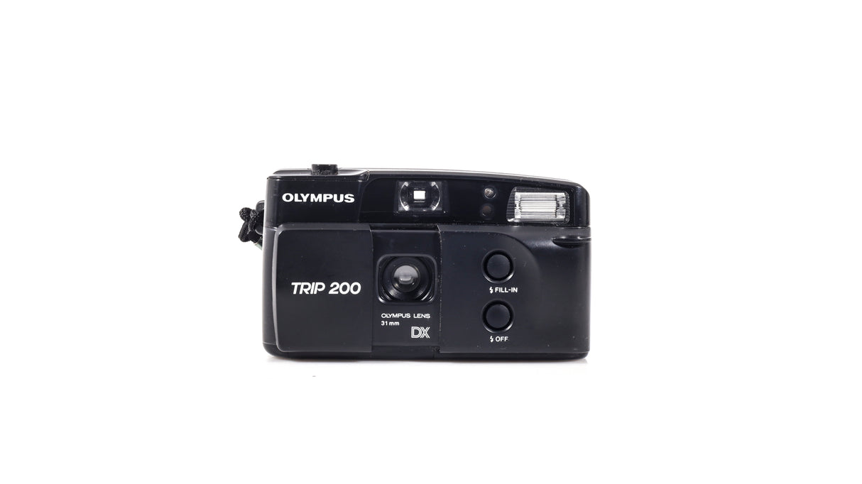Excellent Olympus Trip 200 35mm Point and Shoot Film Camera