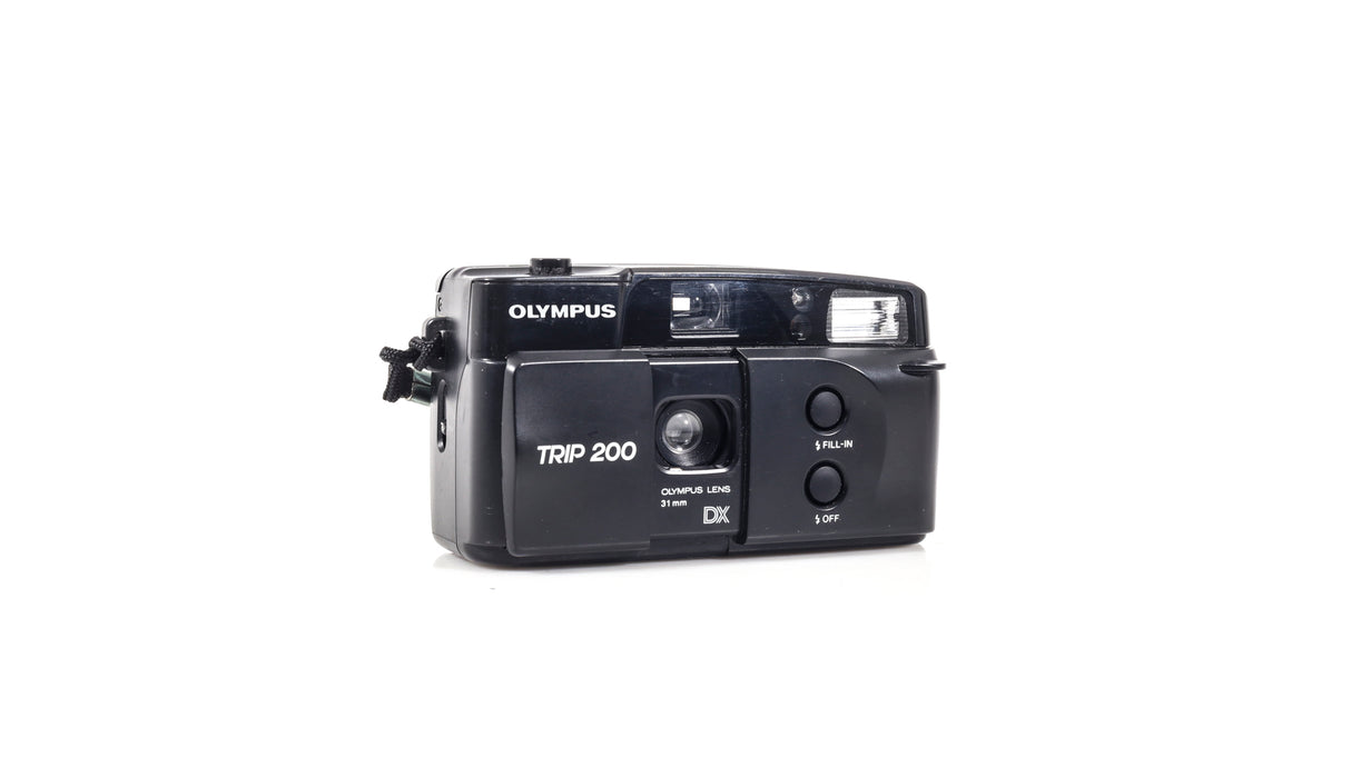 Excellent Olympus Trip 200 35mm Point and Shoot Film Camera