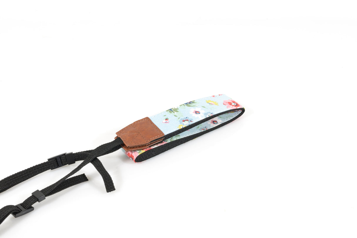 Summer Flower Premium Camera Strap - Turquoise