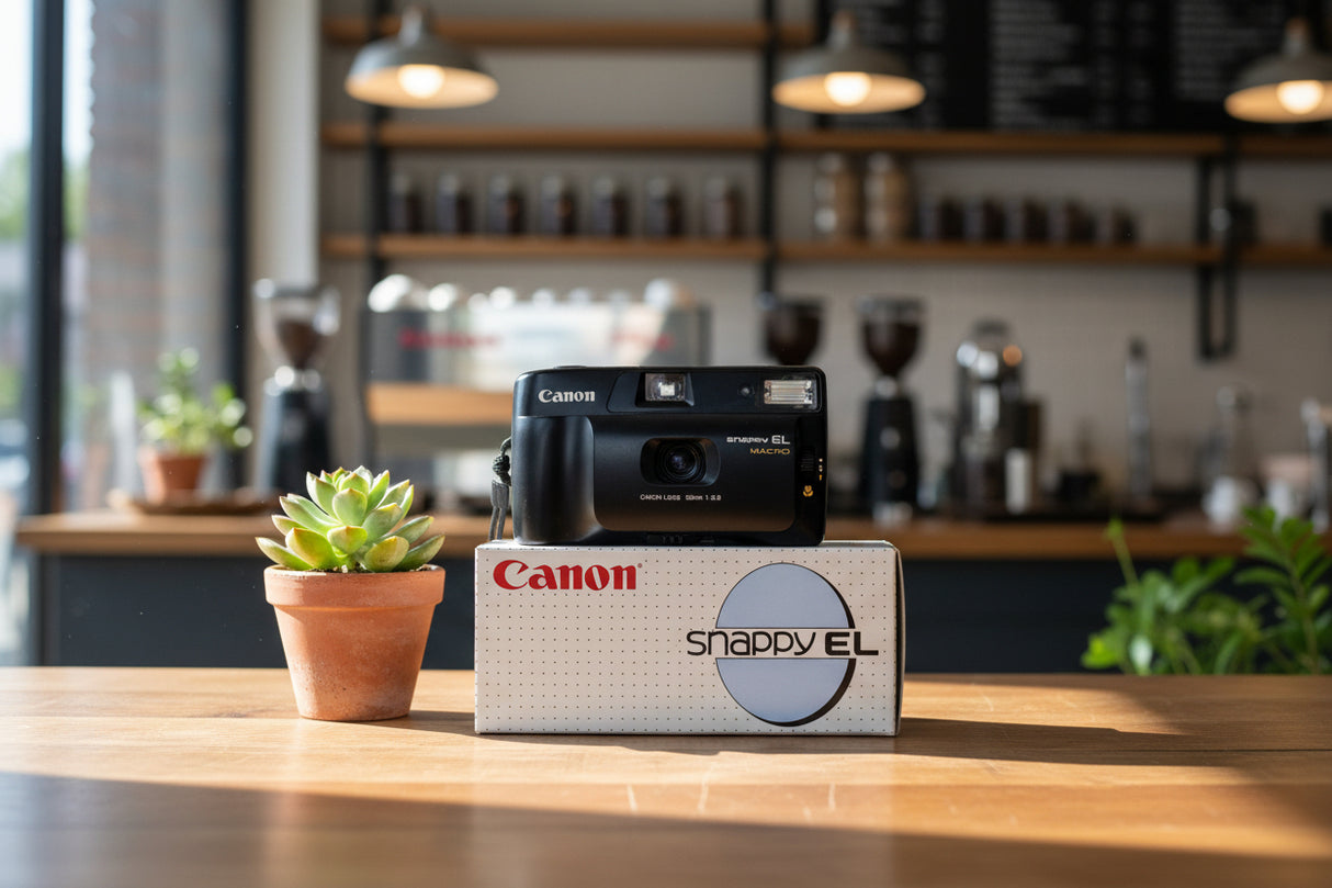 BRAND NEW VERY RARE Canon Snappy EL 35mm Point and Shoot Film Camera
