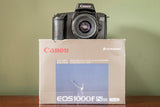 Boxed Canon EOS 1000FN 35mm SLR Film Camera Kit with Canon 35-80mm USM Lens