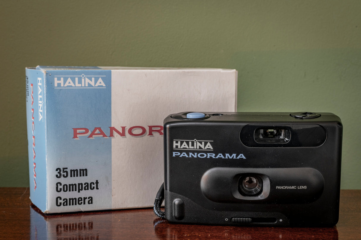 BOXED Halina Panoramic 35mm Point and Shoot Film Camera