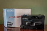 BOXED Halina Panoramic 35mm Point and Shoot Film Camera