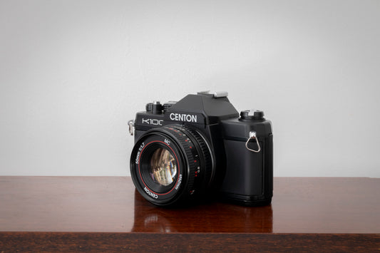 Stunning Centon K100 ( Pentax K1000 ) 35mm SLR Film Camera + Centon 50mm F1.8 Lens