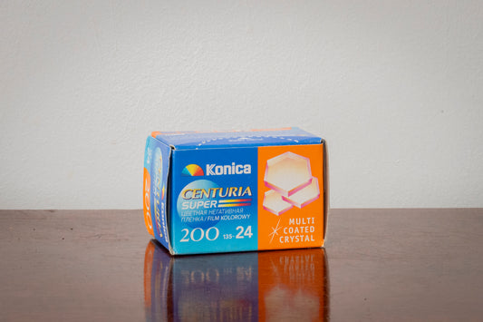 Expired Konica Centuria Super ISO 200 35mm 24 exposures Colour Film