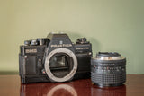 STUNNING Praktica BMS 35mm Film Camera + Pentacon 50mm F1.8 Lens