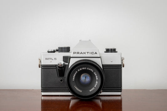 Praktica MTL 3 35mm Film Camera + Carl Zeiss 50mm F2.8 Lens