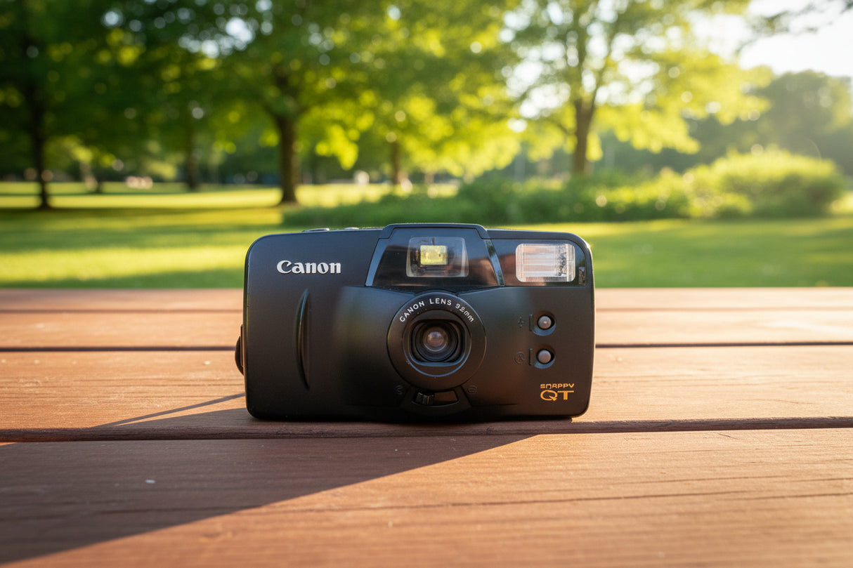 Canon Snappy QT 35mm Point and Shoot Film Camera