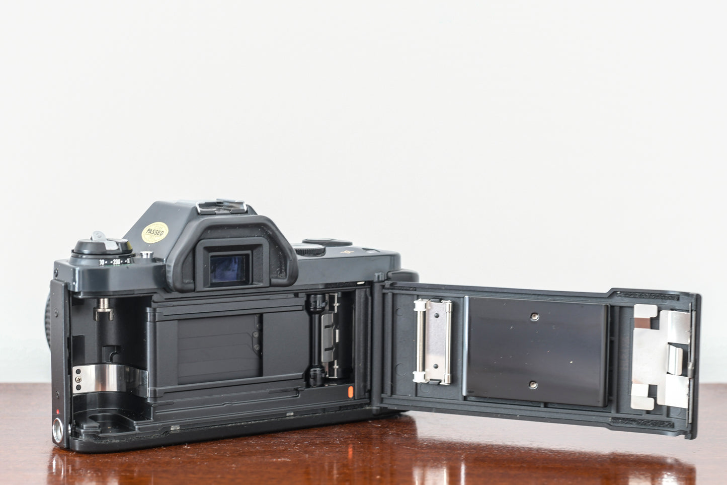 Canon T50 35mm SLR Film Camera with Komura 28mm F2.8 Lens