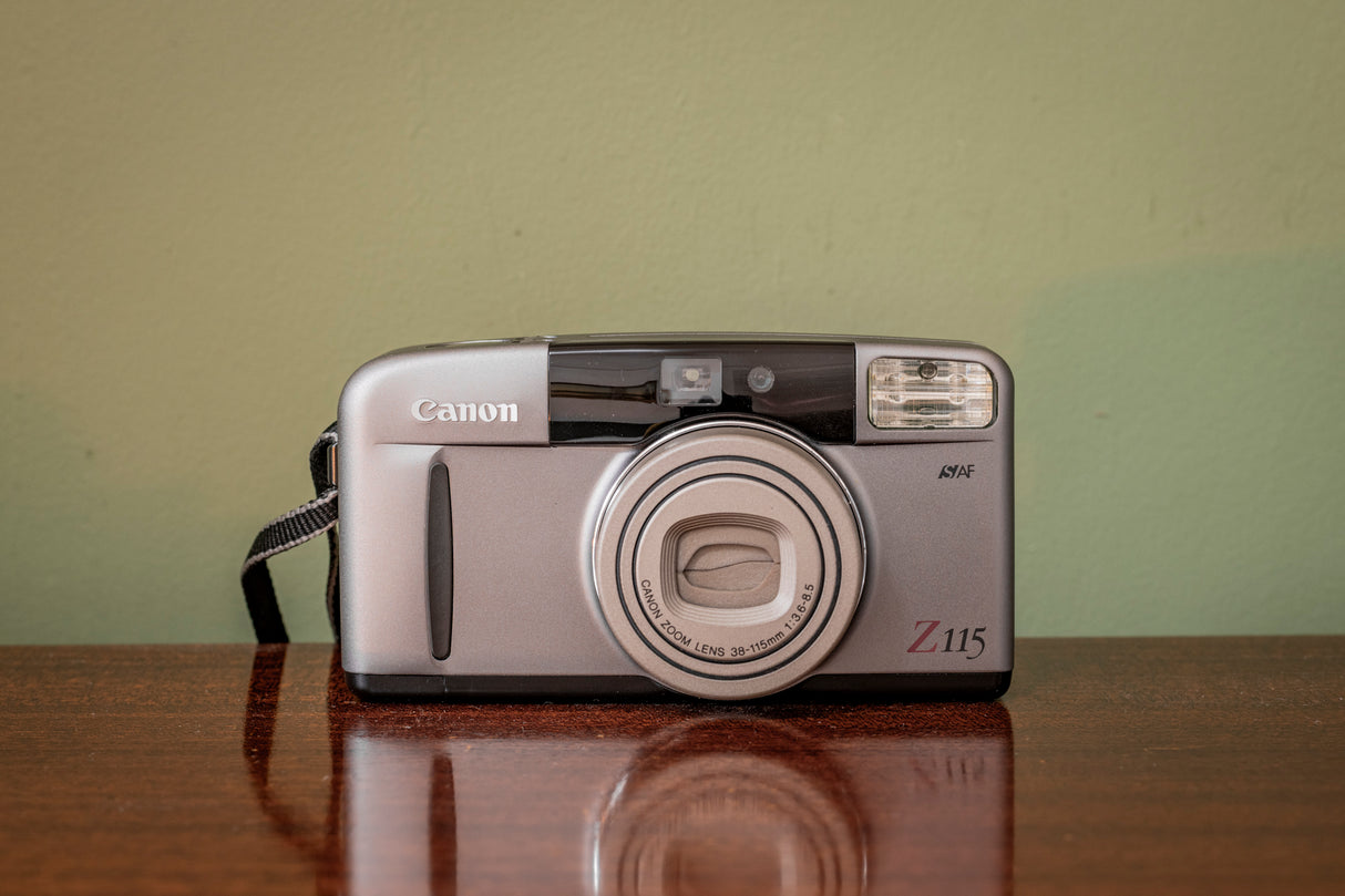 Boxed Canon Z115 35mm Point and Shoot Film Camera