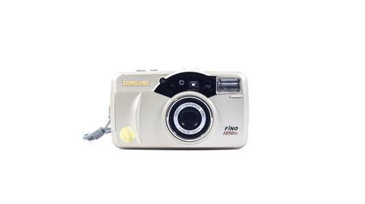 Samsung Fino 1050XL 35mm Point and Shoot Film Camera - Gold Edition
