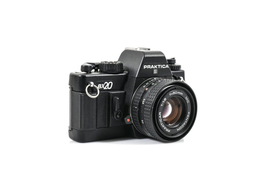 Serviced Praktica BX20 35mm Film Camera + Pentacon 50mm F1.8 Lens
