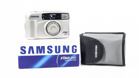 *BRAND NEW* Boxed Samsung Fino 800 35mm Point and Shoot Film Camera with 38-80mm Zoom Lens