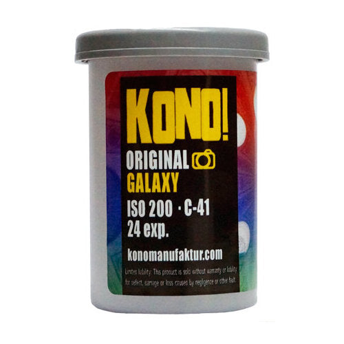 Kono! Original Galaxy ISO 200 35mm 24 Exposure Experimental Colour Film