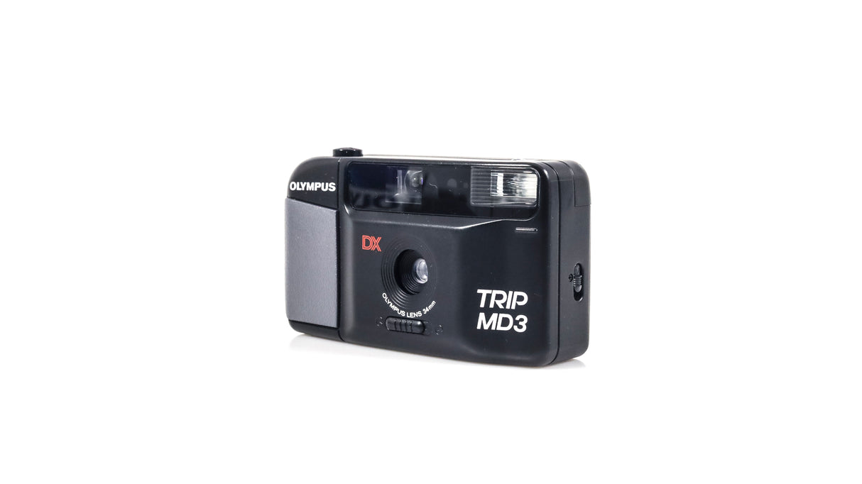 Olympus Trip MD3 35mm Point and Shoot Film Camera - Black