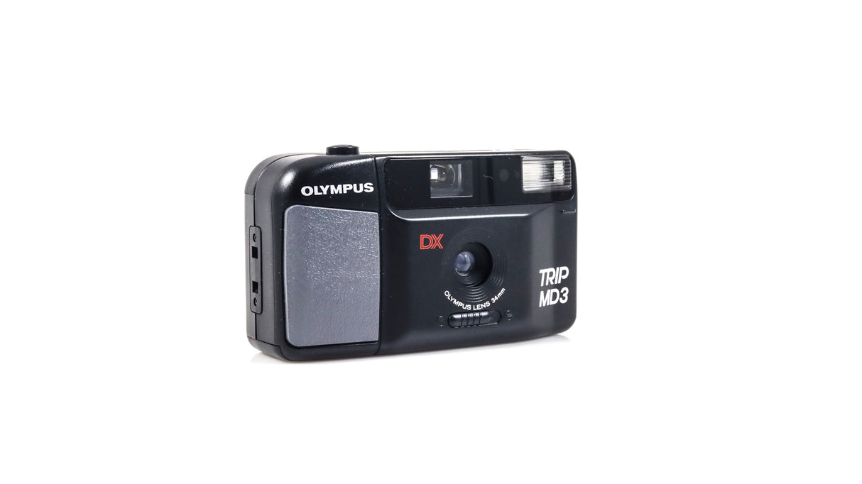 Olympus Trip MD3 35mm Point and Shoot Film Camera - Black