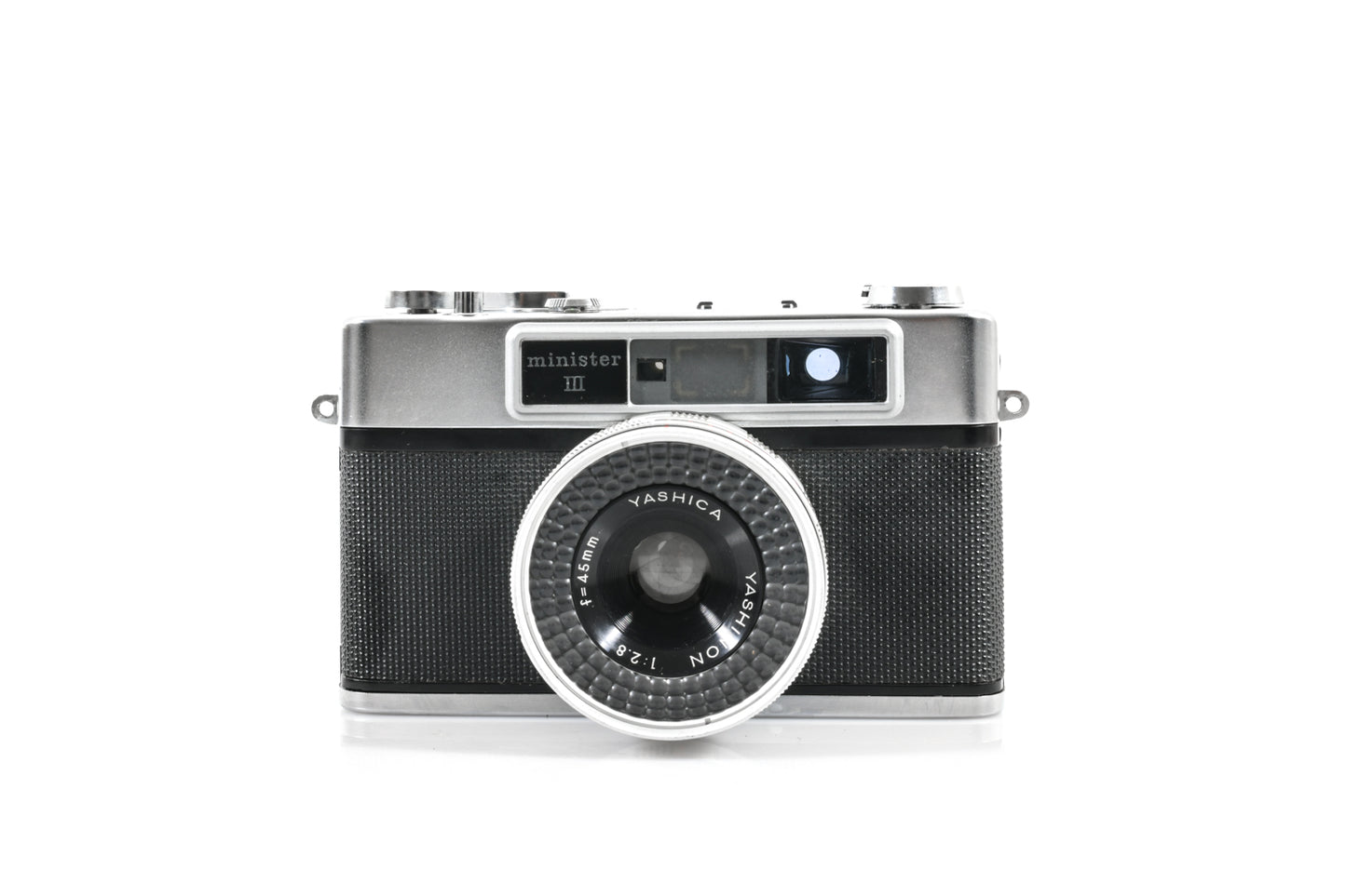RARE 1960s Yashica Minister III 35mm Rangefinder Film Camera with Yashica 45/2.8mm Lens