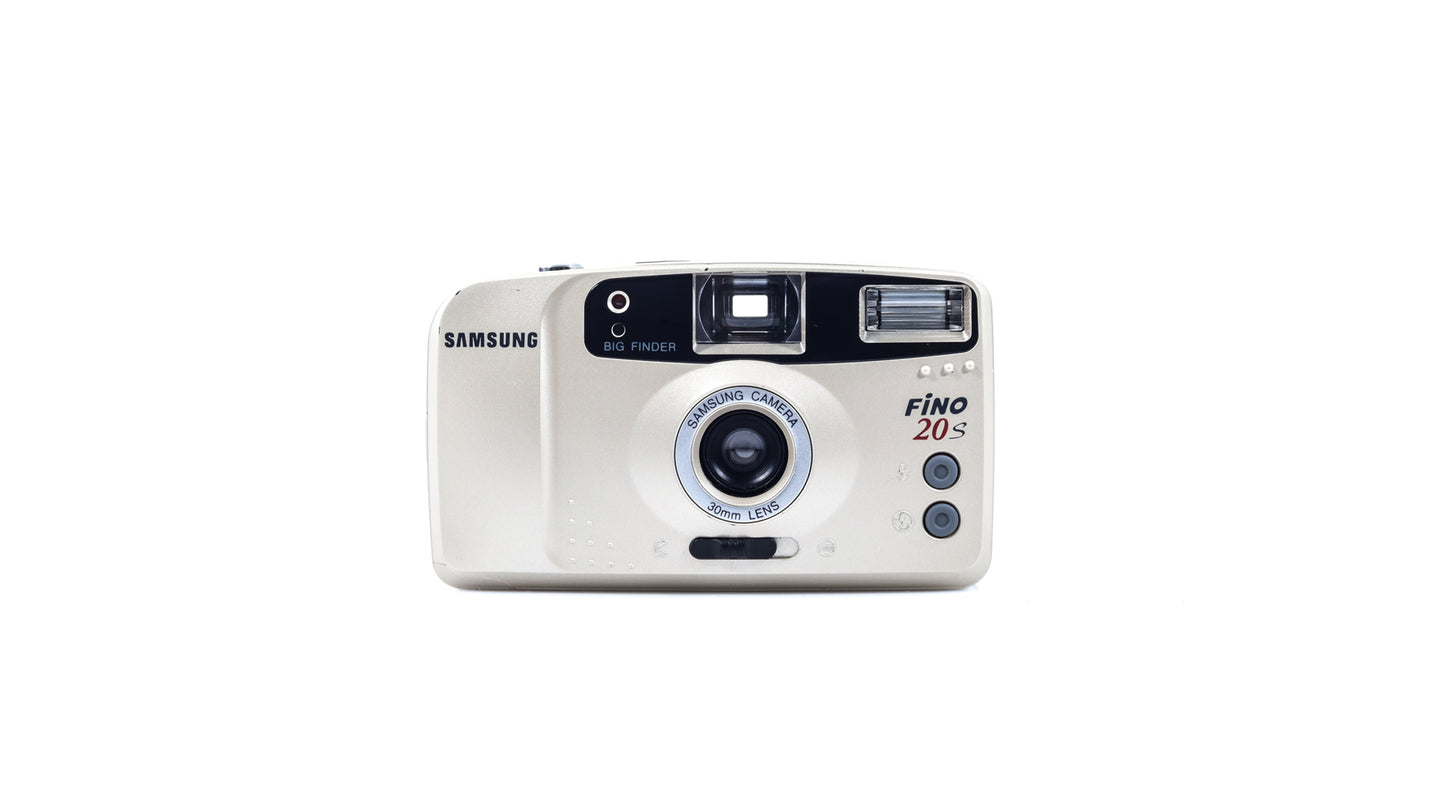 point and shoot film camera gold