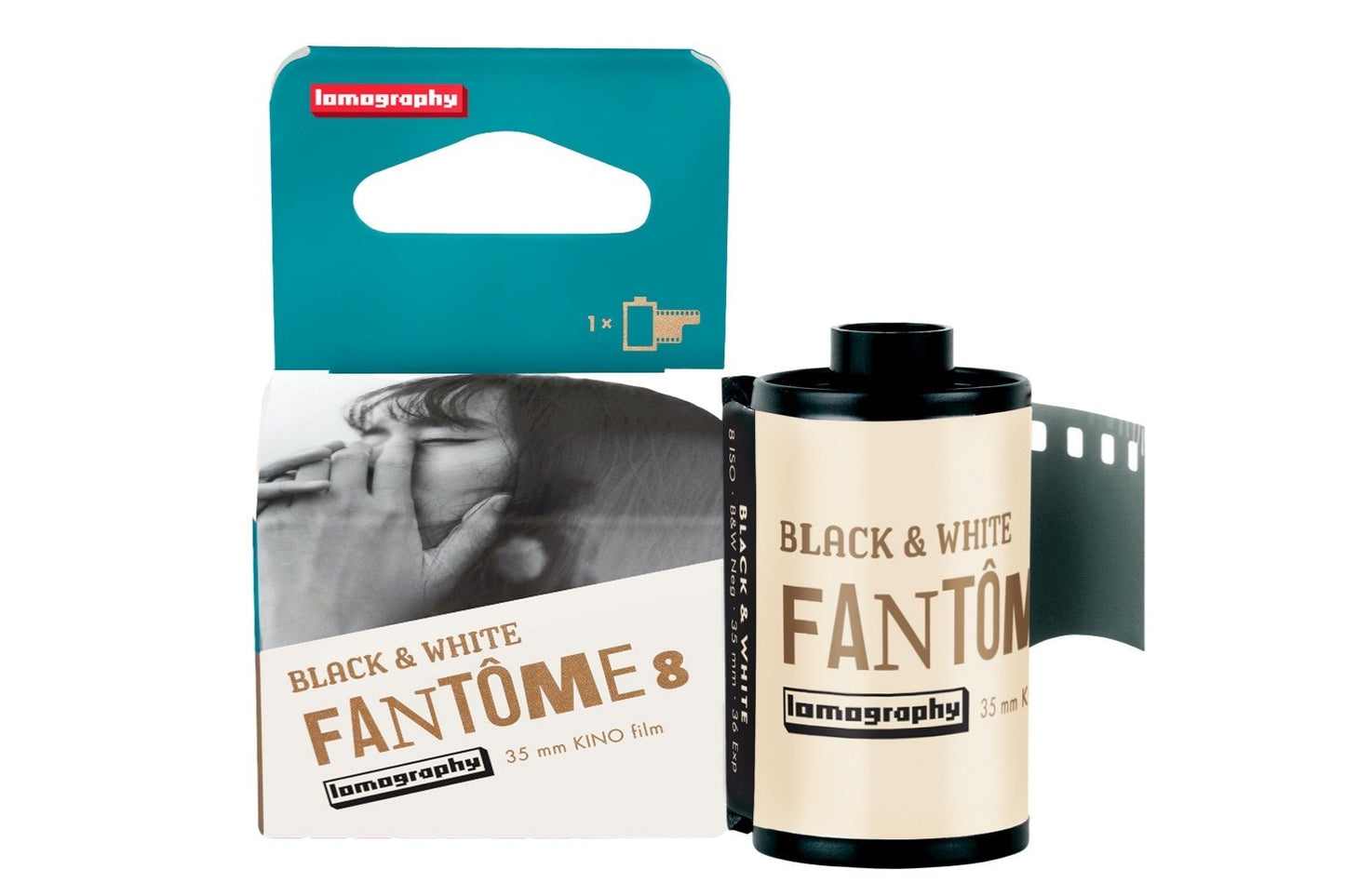 Lomography Fantôme 8 - 35mm Black and White 36 Exposure Film